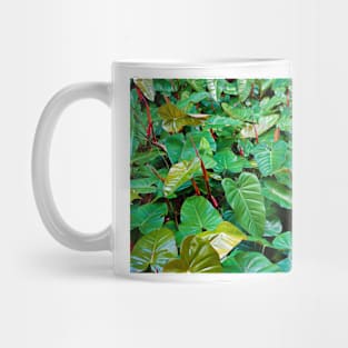 Red and Green Tropics Mug